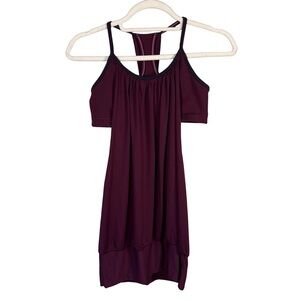 Lululemon No Limits  Purple Plum Tank Top Size XS S Activewear Athleisure